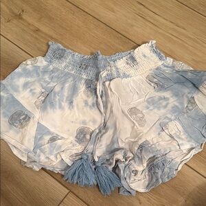 High Waist Tie-Dye Women's Shorts